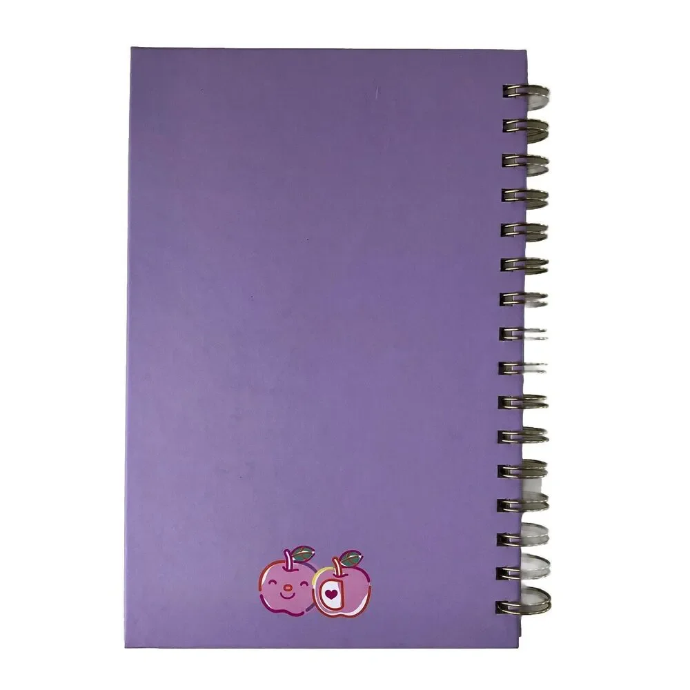Sanrio Hello Kitty Spiral Notebook 160 Lined Pages Purple Cover New